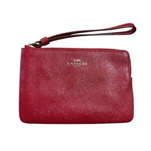 Coach Cherry Red Wristlet